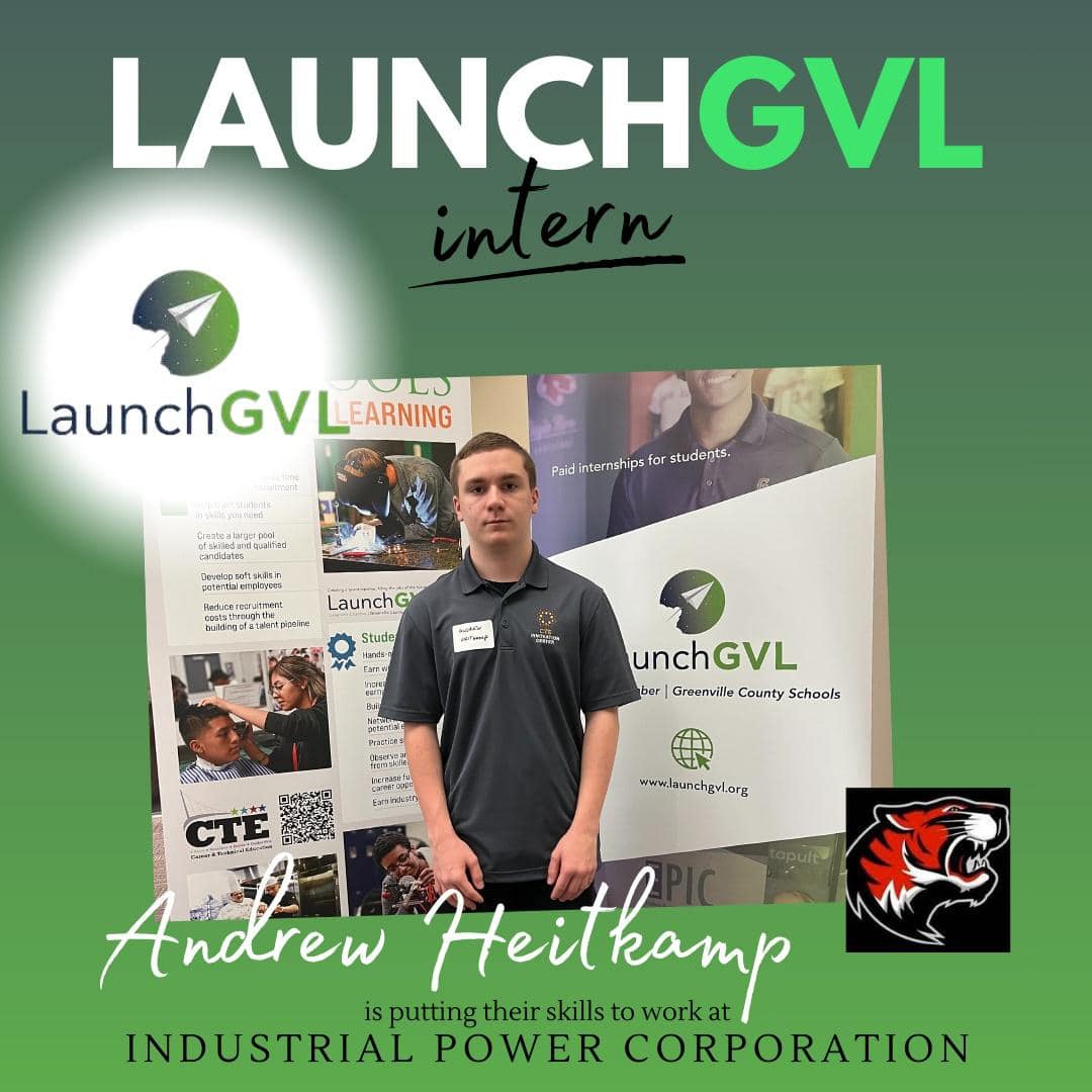LaunchGVL Intern Andrew Heitkamp Industrial Power Corporation